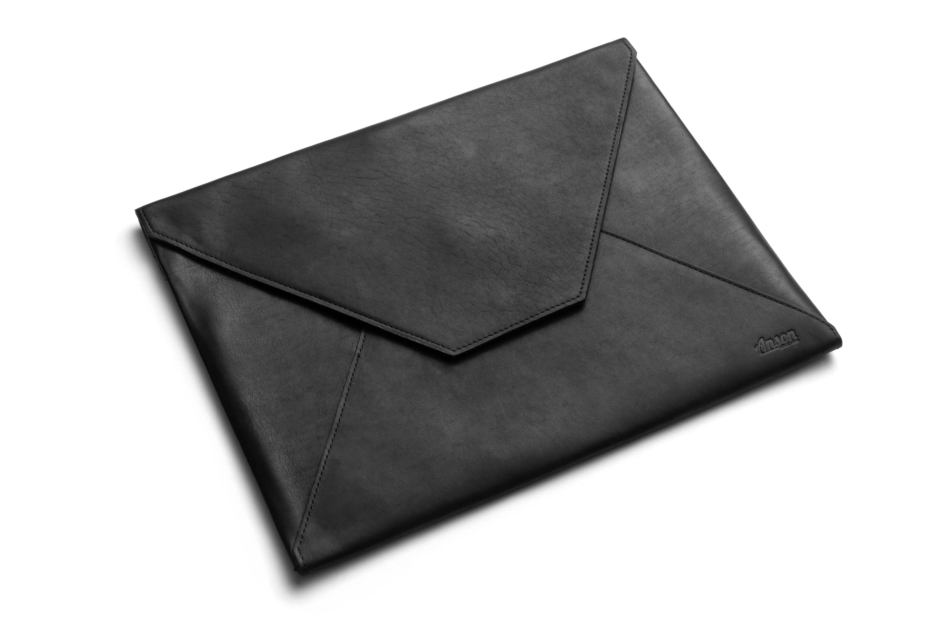 Premium Leather Document Envelope - Classic Brown or Sleek Black Organizer