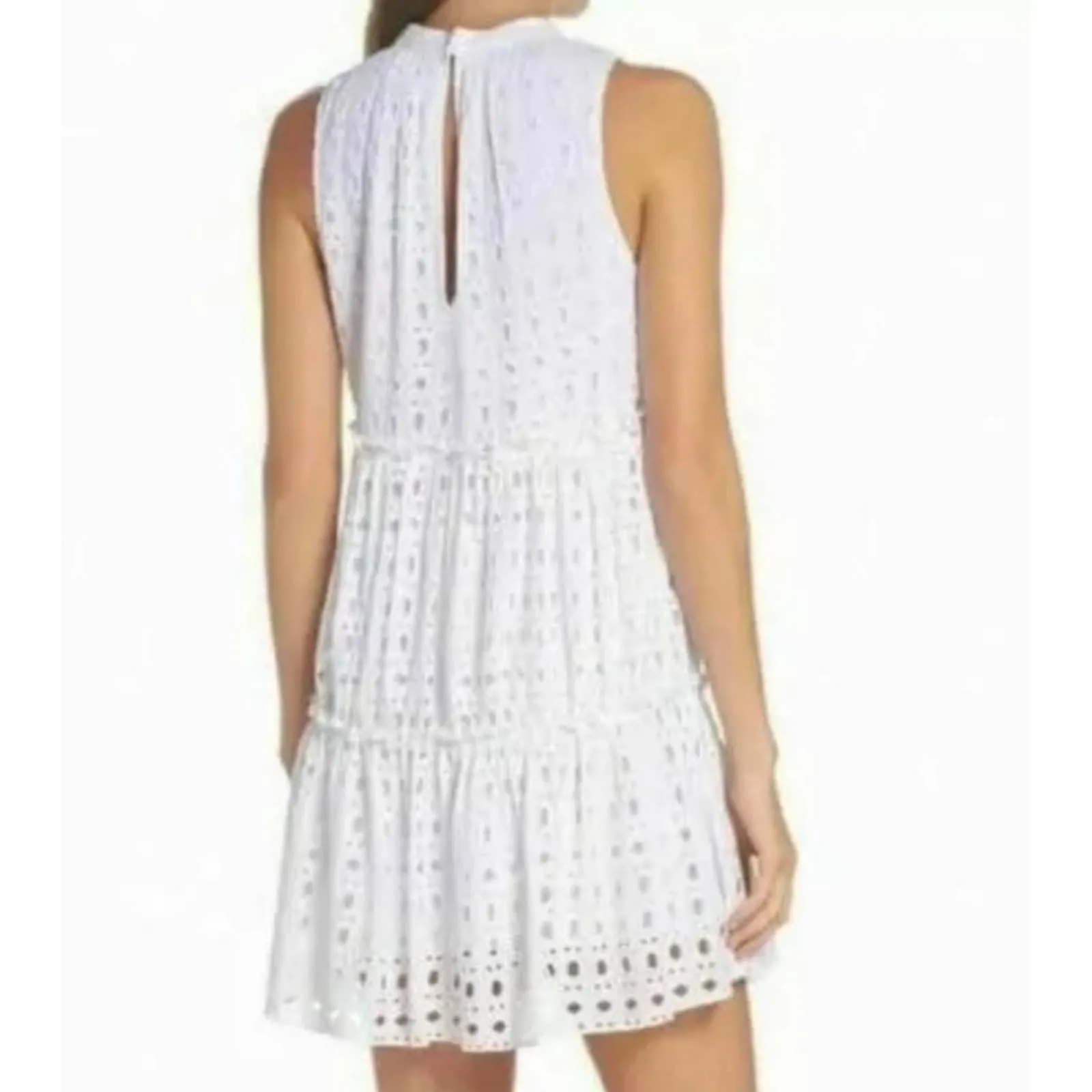 Lilly Pulitzer INDIRA Swing DRESS Resort SNOW White Eyelet