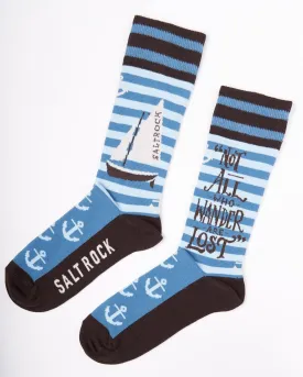 Lost Ships Socks - Blue