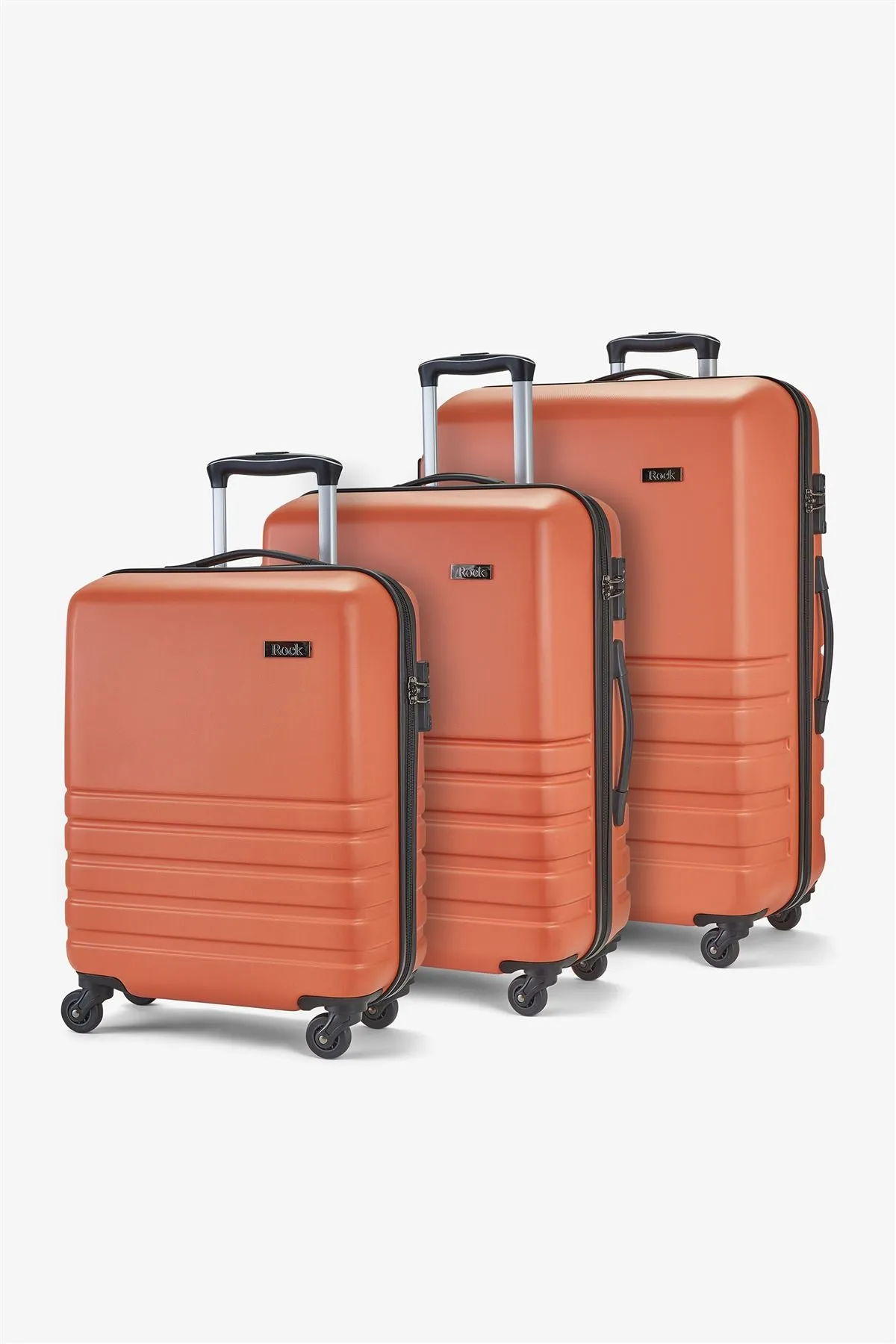 Luggage Suitcase Travel Bag Carry On Hand Cabin Check in Hard-Shell 4 Spinner Wheels Trolley Set | Byron