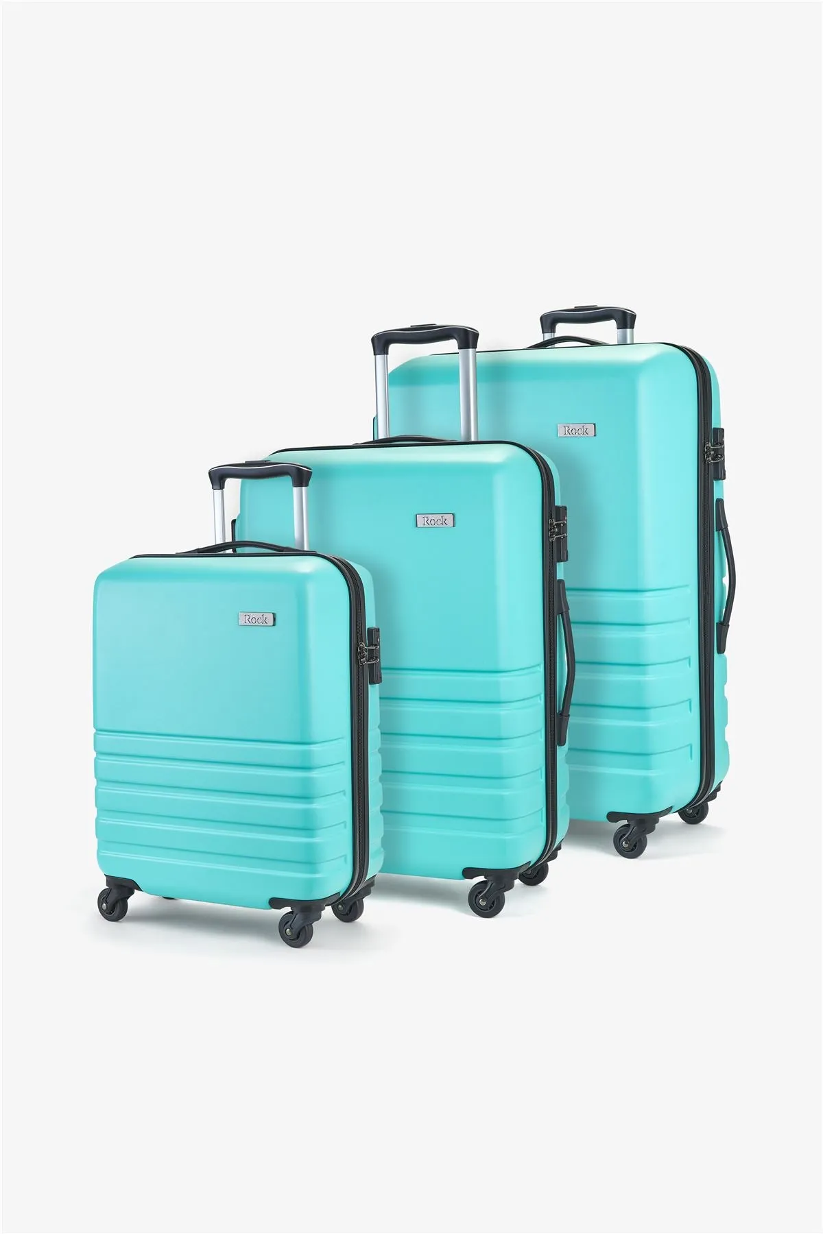 Luggage Suitcase Travel Bag Carry On Hand Cabin Check in Hard-Shell 4 Spinner Wheels Trolley Set | Byron