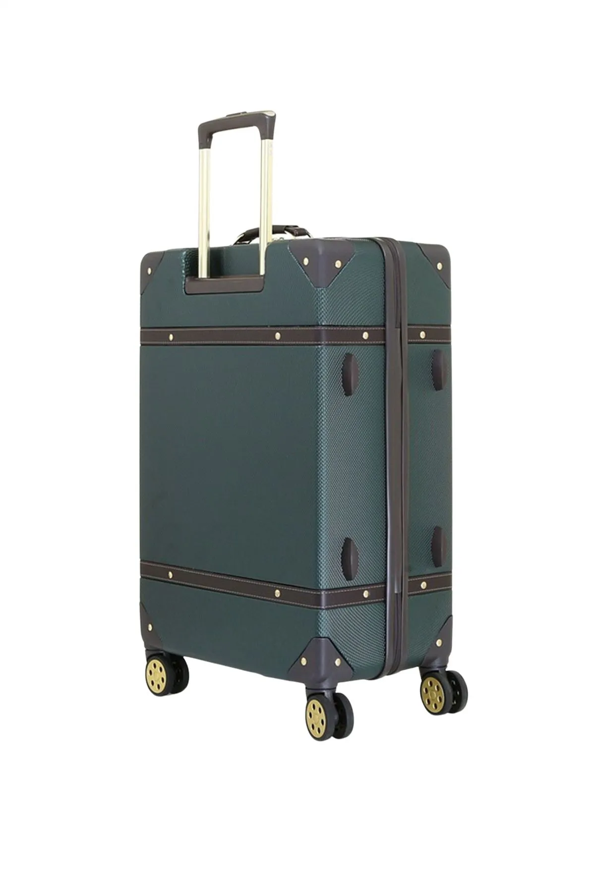 Luggage Suitcase Travel Bag Carry On Hand Cabin Check in Hard-Shell 4 Spinner Wheels Trolley Set | Vintage