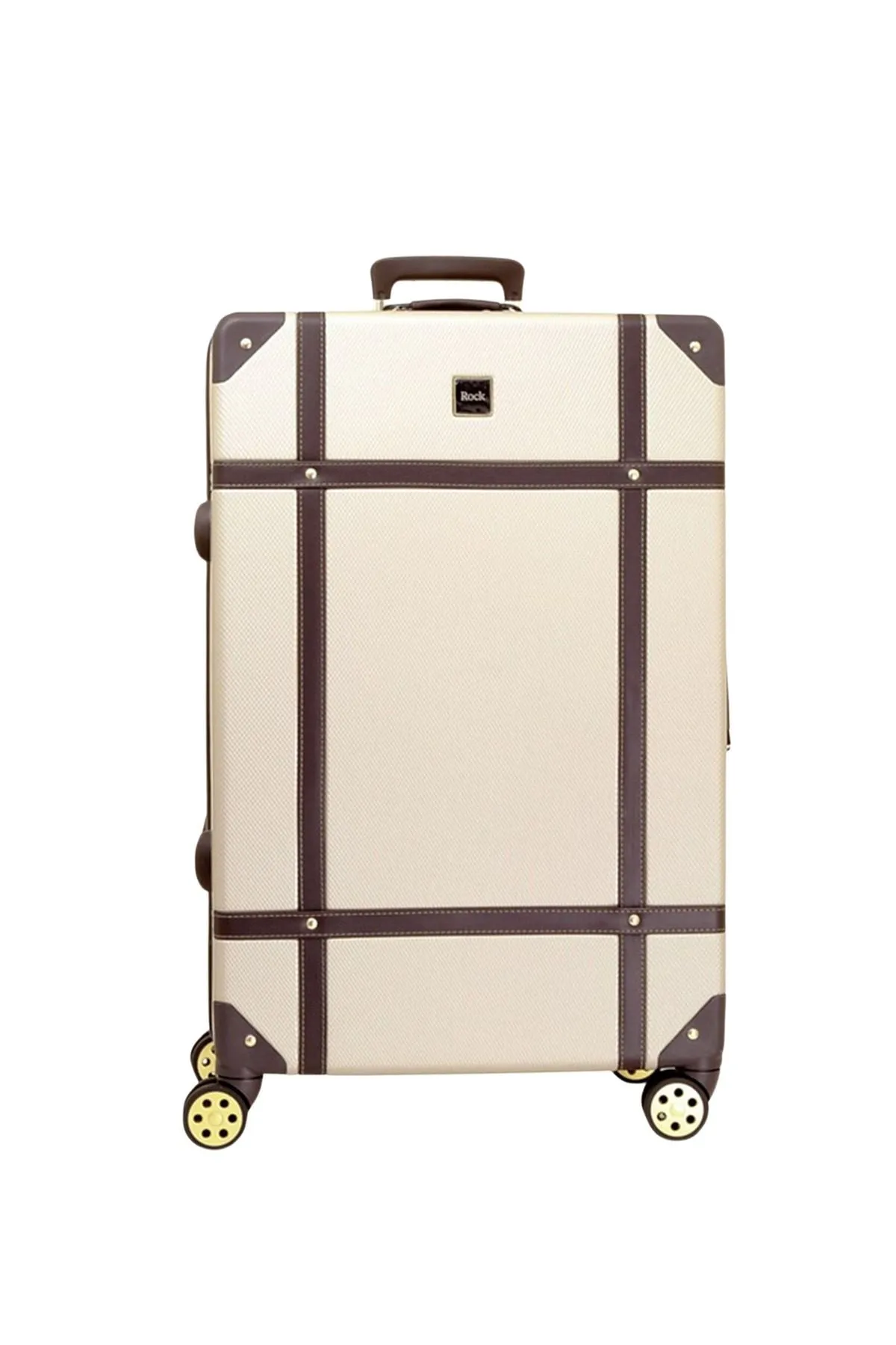 Luggage Suitcase Travel Bag Carry On Hand Cabin Check in Hard-Shell 4 Spinner Wheels Trolley Set | Vintage