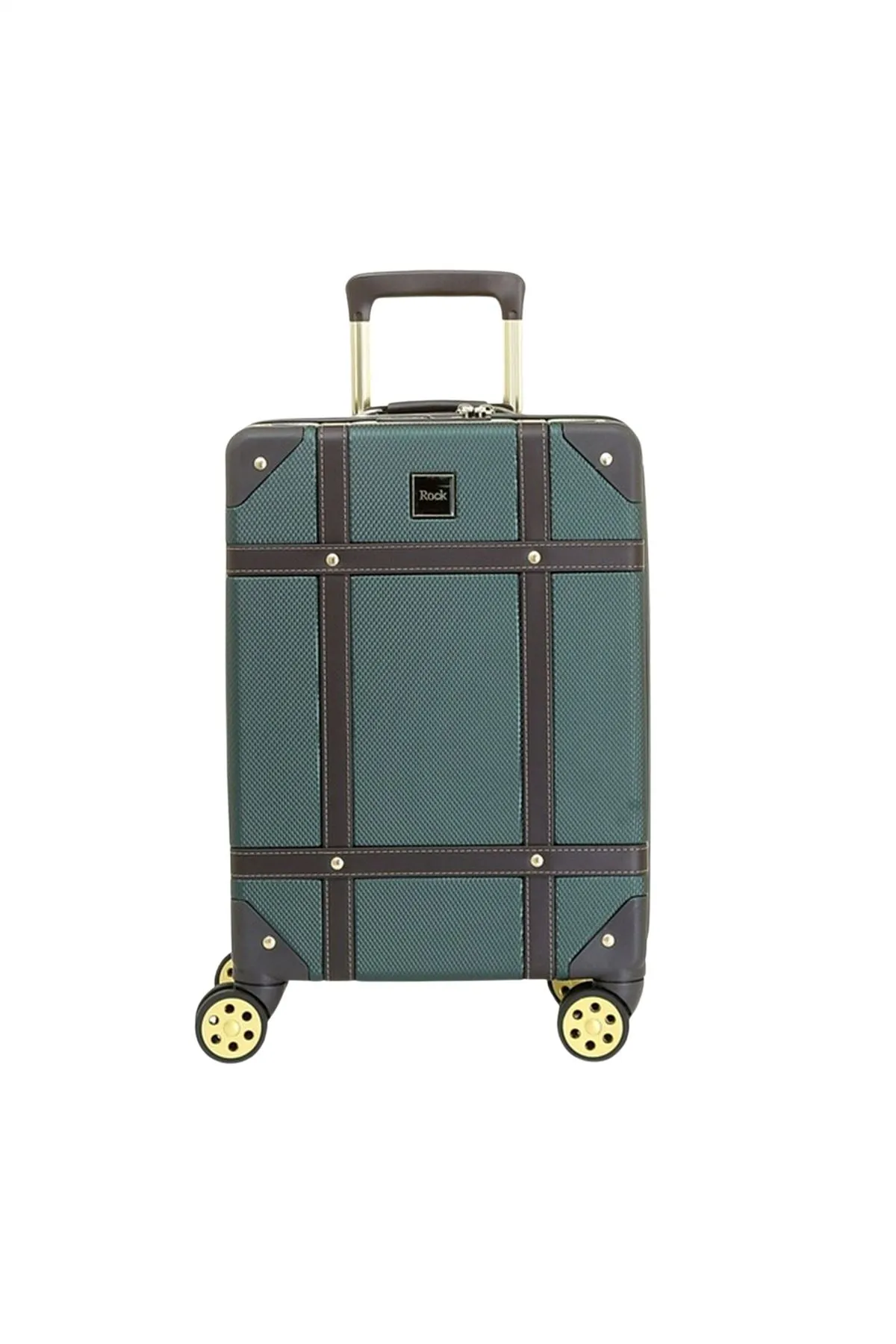 Luggage Suitcase Travel Bag Carry On Hand Cabin Check in Hard-Shell 4 Spinner Wheels Trolley Set | Vintage