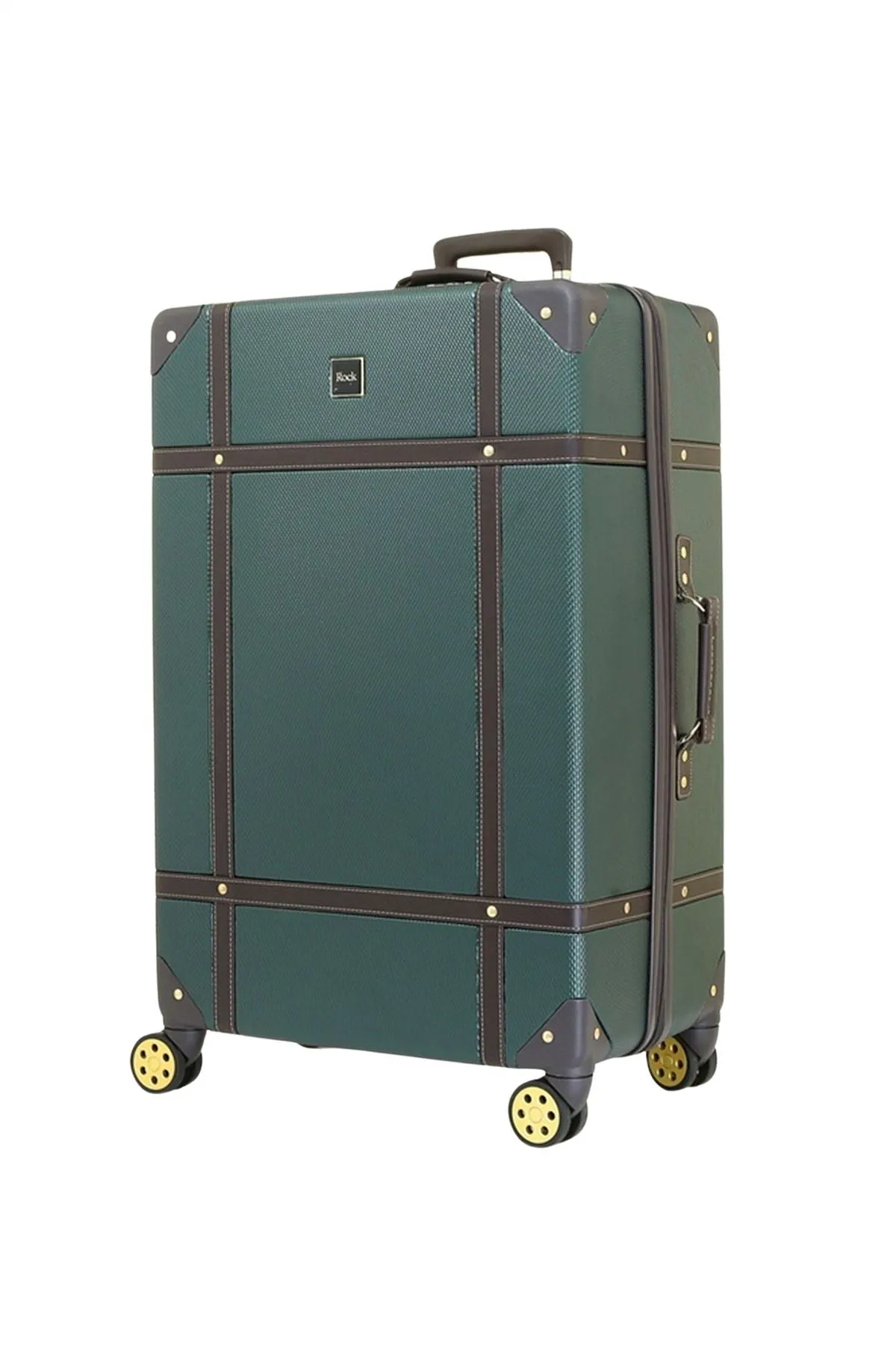 Luggage Suitcase Travel Bag Carry On Hand Cabin Check in Hard-Shell 4 Spinner Wheels Trolley Set | Vintage