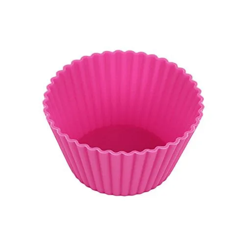 Mango Spot Silicone Baking Cups , Cupcake Liners , Truffle Cups - 12 Pack, 6 Colors