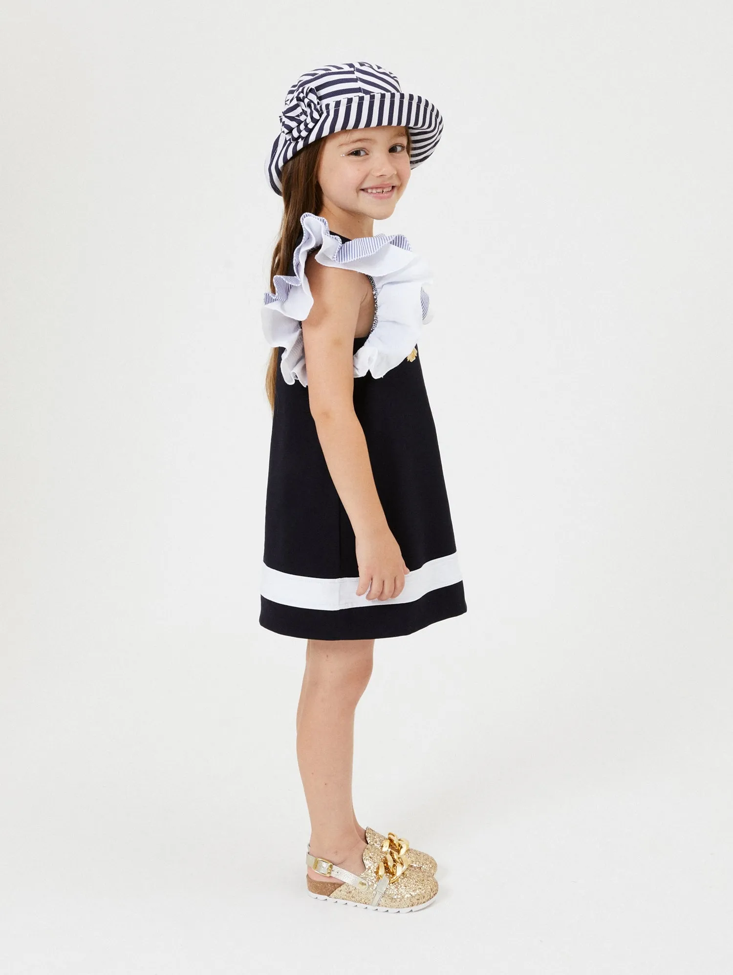 Monnalisa - Navy Nautical Dress