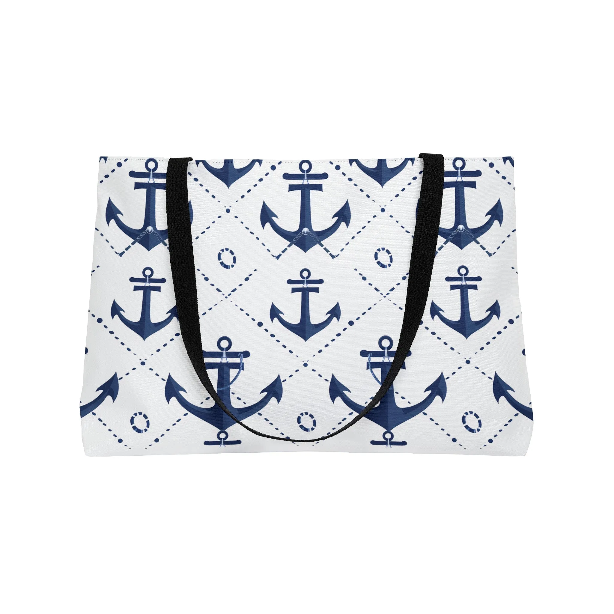 Nautical Anchors Tote Bag (24" x 13" x 2")