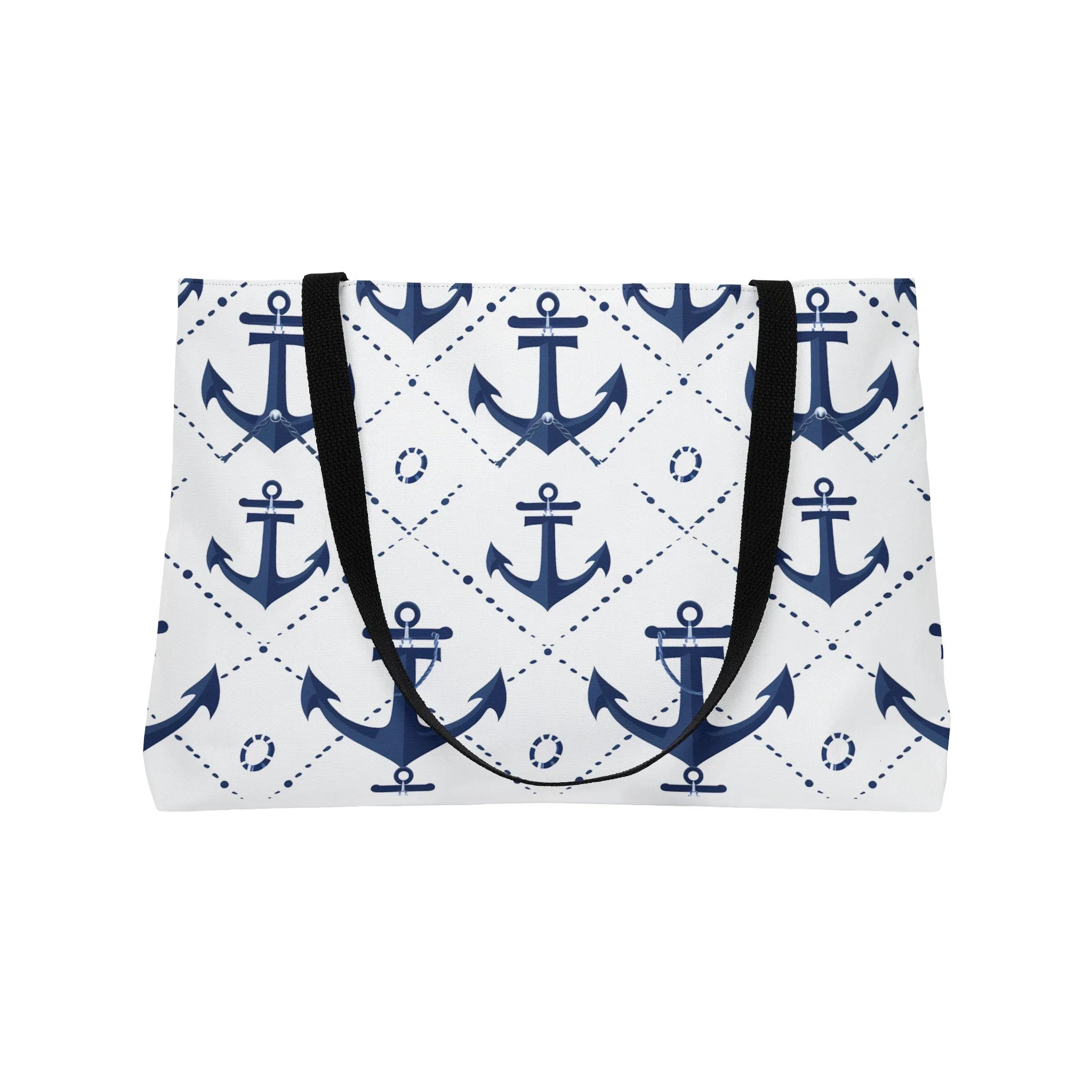 Nautical Anchors Tote Bag (24" x 13" x 2")