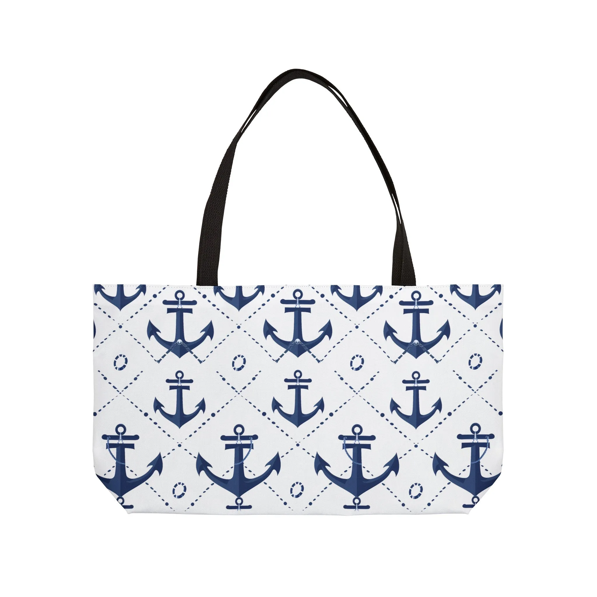 Nautical Anchors Tote Bag (24" x 13" x 2")