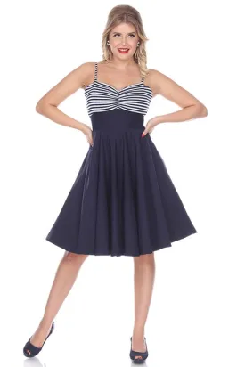 Nautical Swing Dress