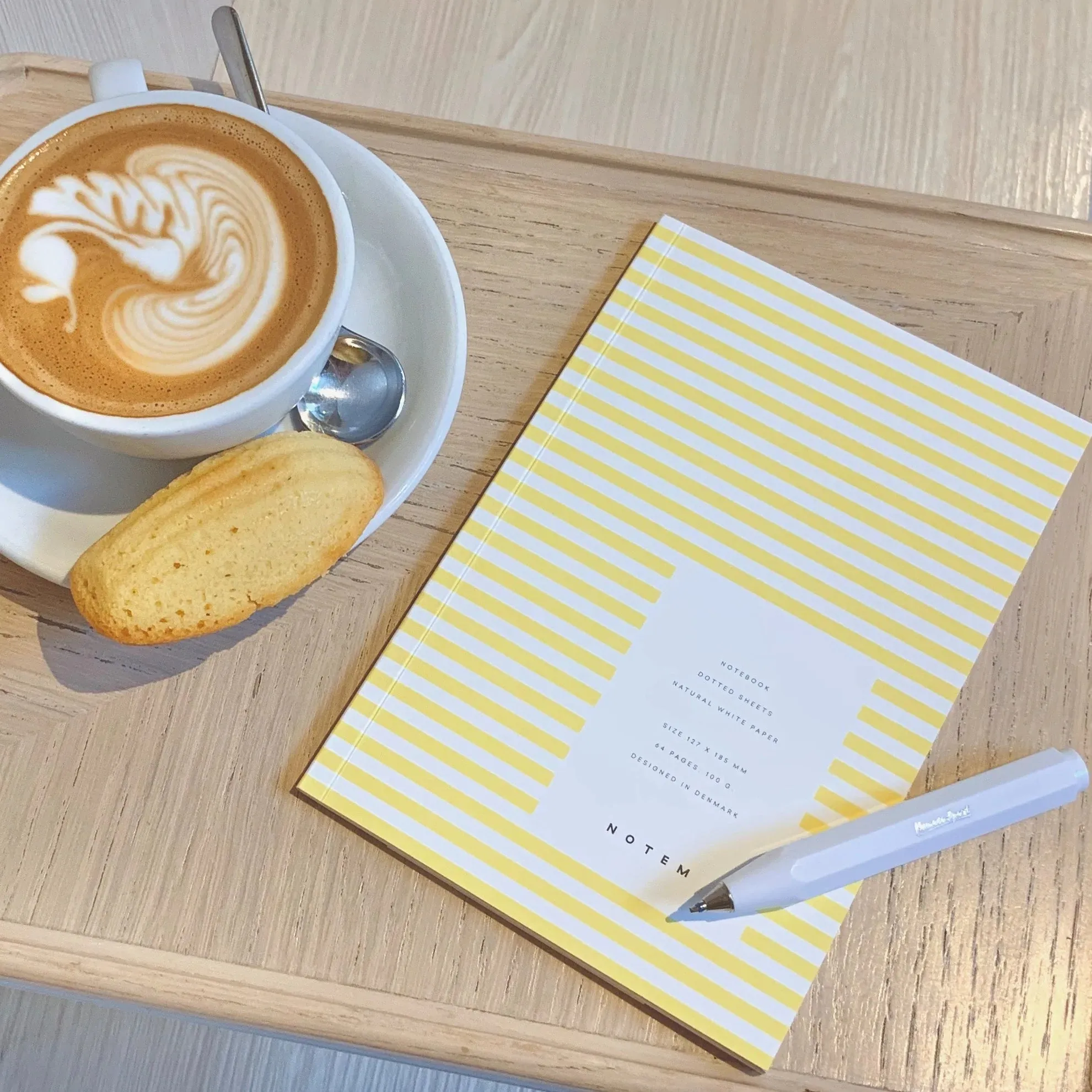 Notem VITA Softcover Notebook - Small, Yellow, Dot Grid