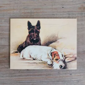 On The Sofa - Petite Greeting Card