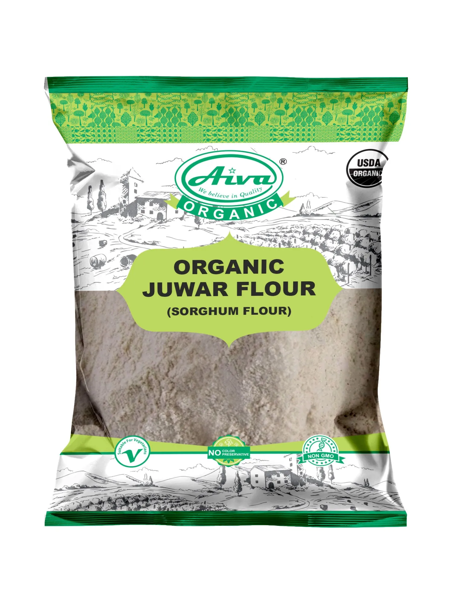 Organic Juwar Flour (Sorghum Flour)