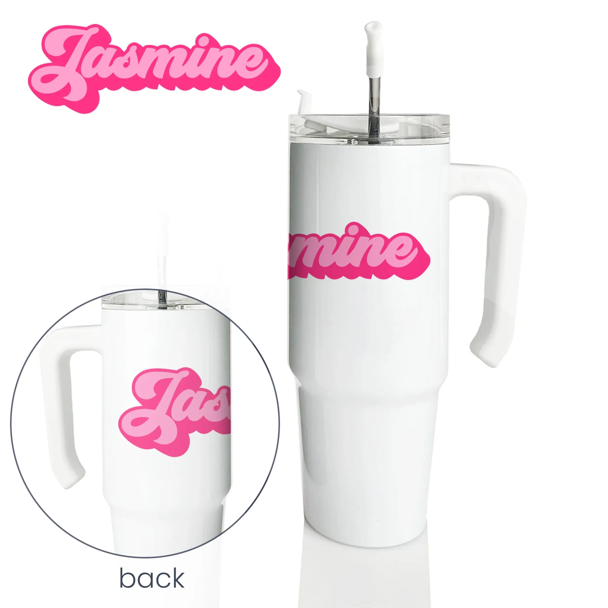 Personalized 30 oz RETRO NAME GrippyTumbler