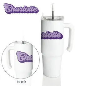 Personalized 30 oz RETRO NAME GrippyTumbler