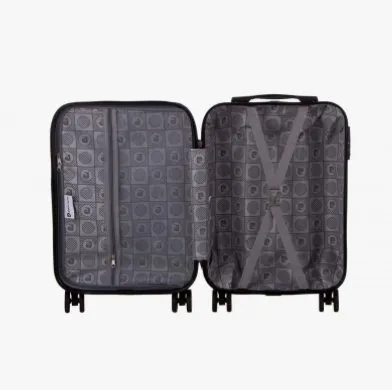 Pierre Cardin Belmont Luggage Spinner 3 Piece Set | Metallic Silver