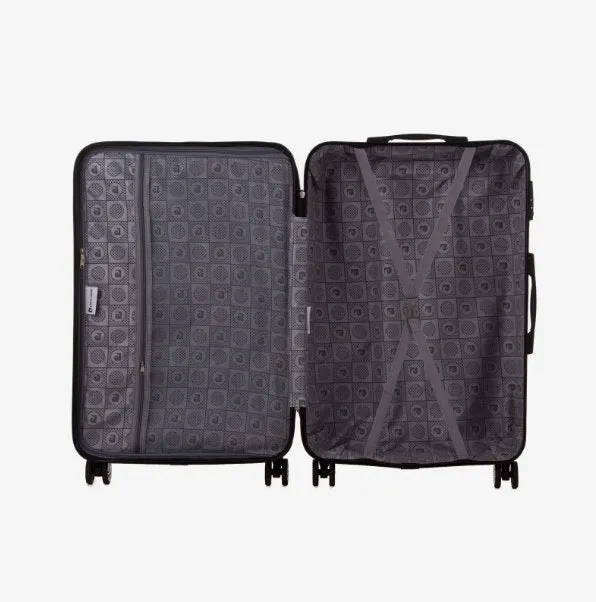 Pierre Cardin Belmont Luggage Spinner 3 Piece Set | Metallic Silver