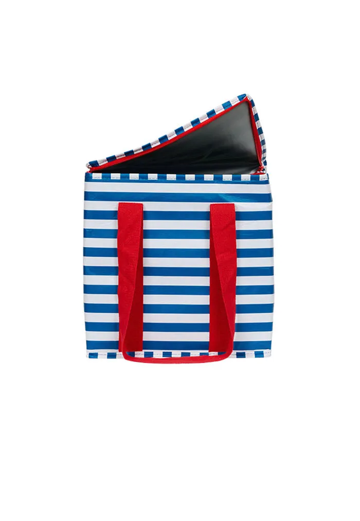 Project Ten Large Insulated Cooler Bag - Breton Stripes