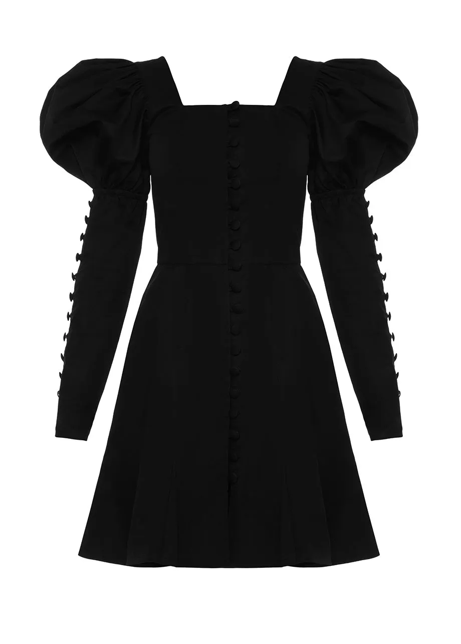 PUFF SLEEVES DOLL DRESS