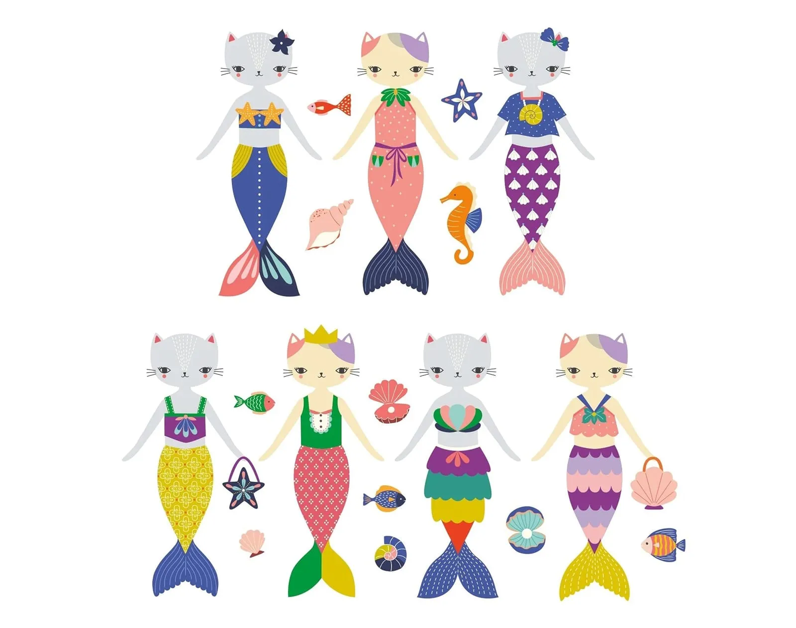 Purrmaid Magnetic Dress-up