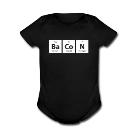 "BaCoN" - Baby Short Sleeve One Piece