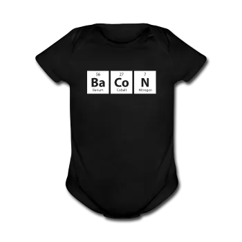 "BaCoN" - Baby Short Sleeve One Piece