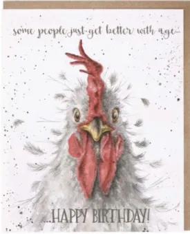 "Better With Age" Birthday Greeting Card from Wrendale