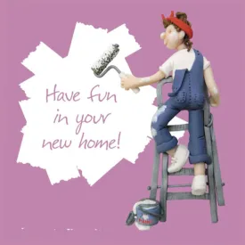 "Have Fun in your New Home" Greeting Card from Holy Mackerel