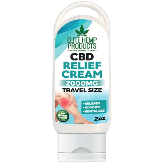 Relief Cream 2000mg Travel Size