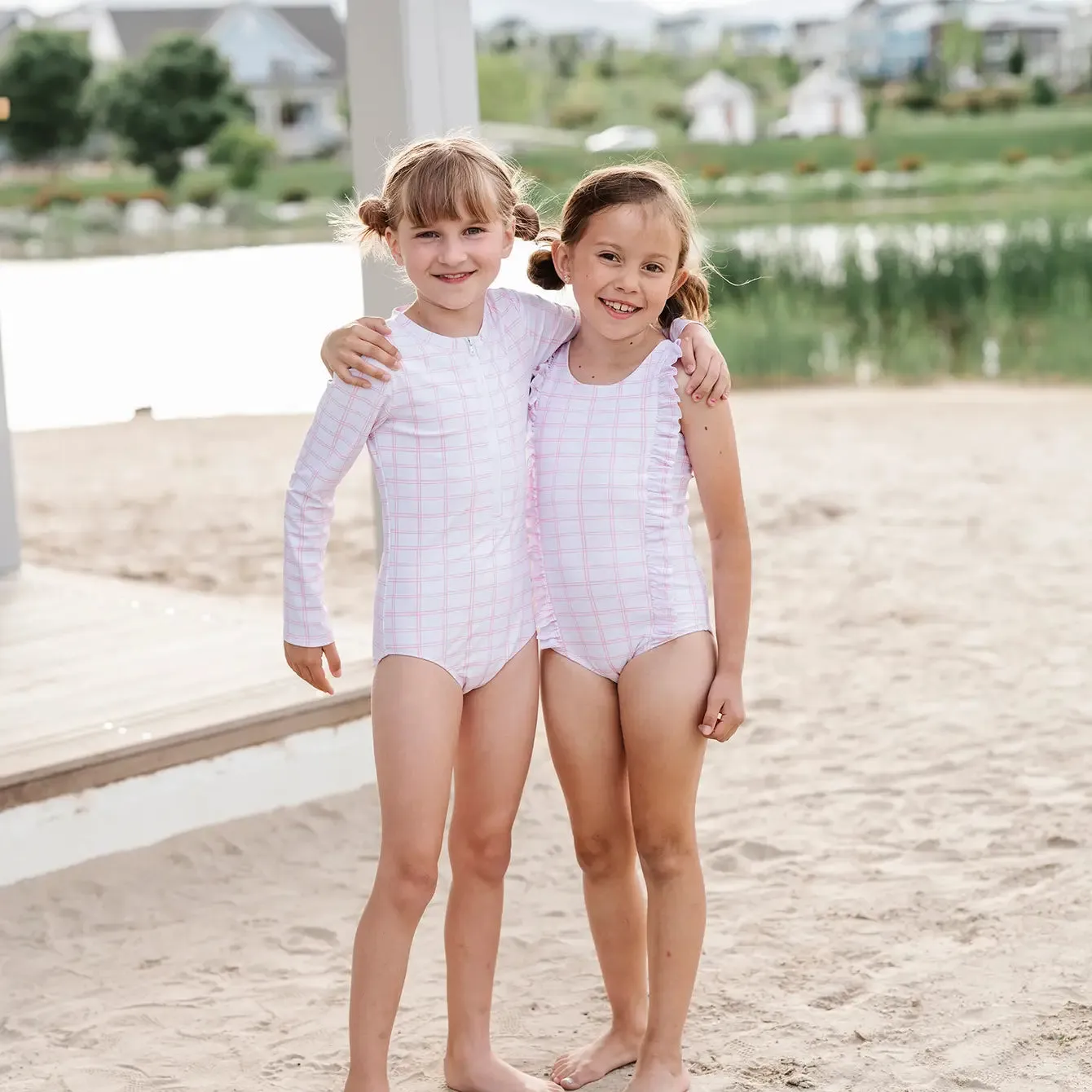 Rylie Swim in Pink Picnic | UPF 50