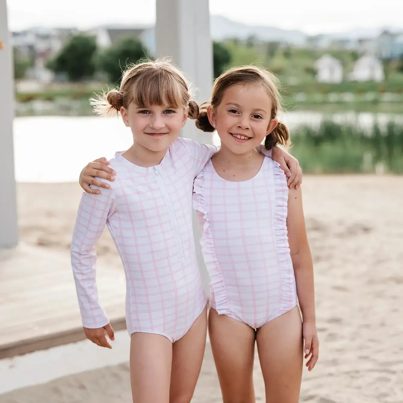 Rylie Swim in Pink Picnic | UPF 50