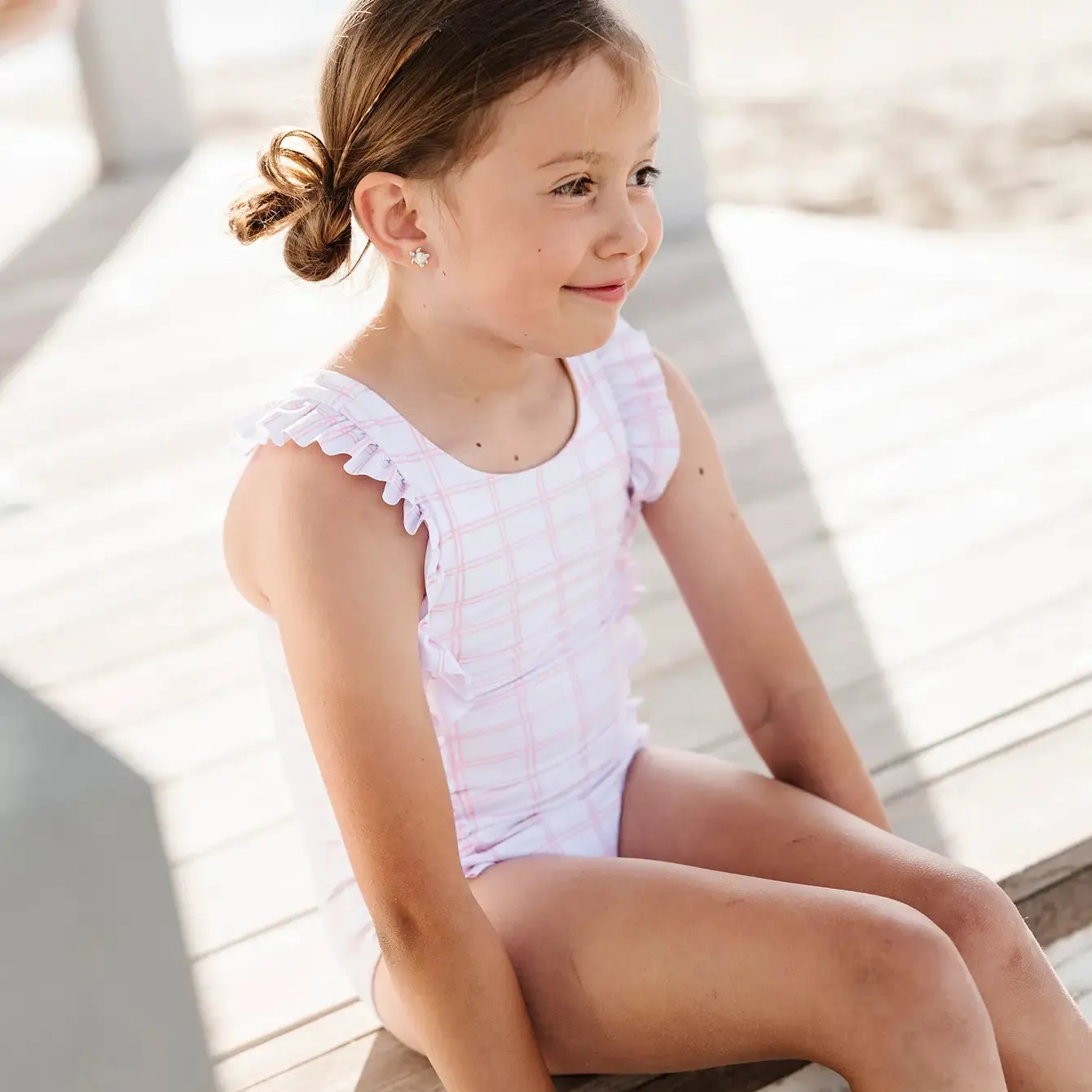 Rylie Swim in Pink Picnic | UPF 50