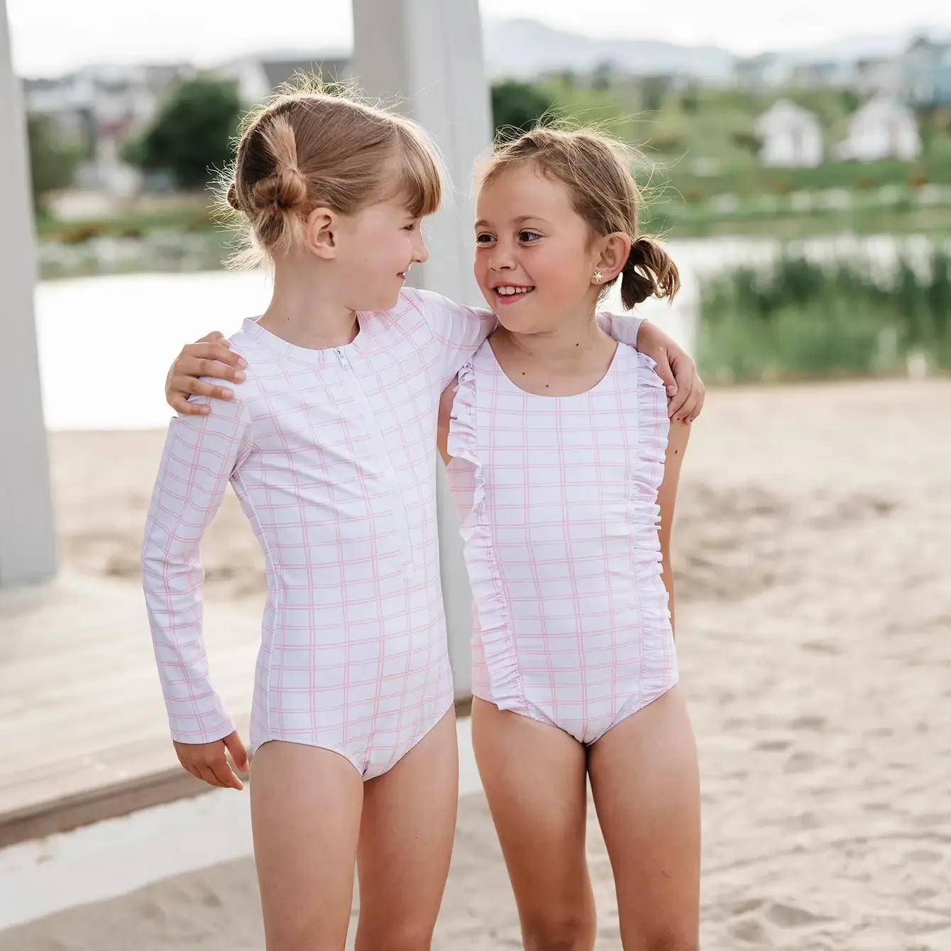 Rylie Swim in Pink Picnic | UPF 50