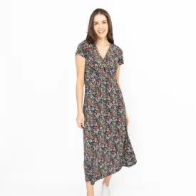 Seasalt Chapelle Midi Dress Carved Floral Maritime