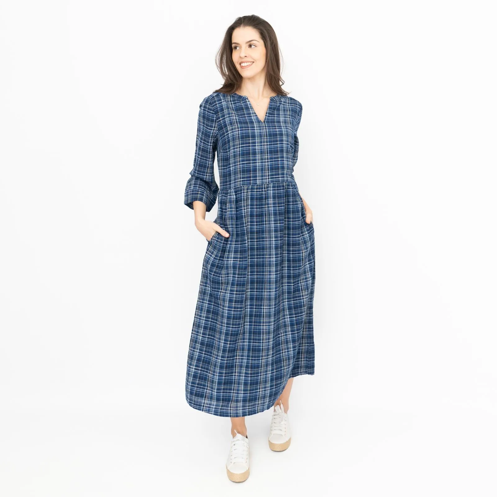 Seasalt Magnolia Bloom Checked Dress