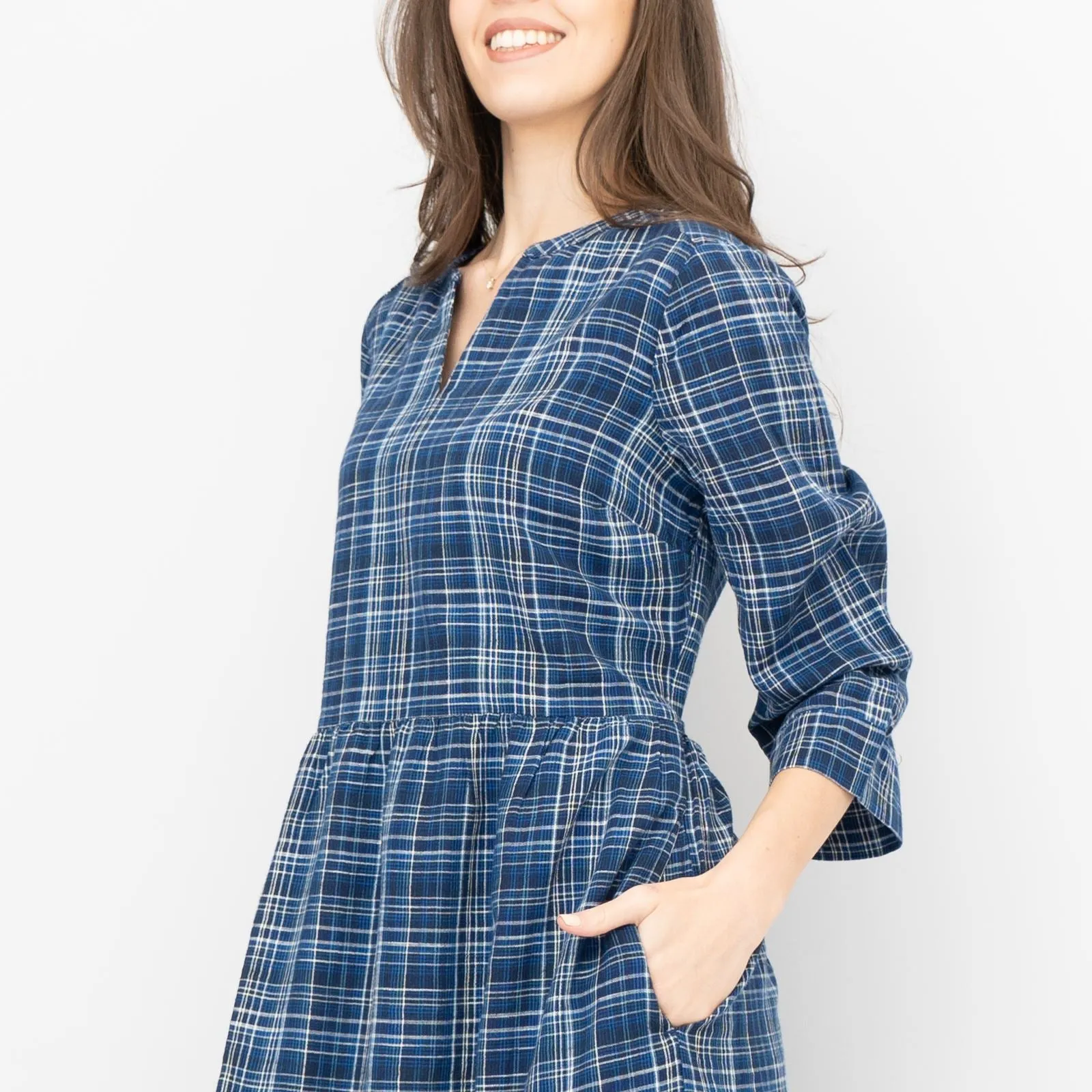 Seasalt Magnolia Bloom Checked Dress