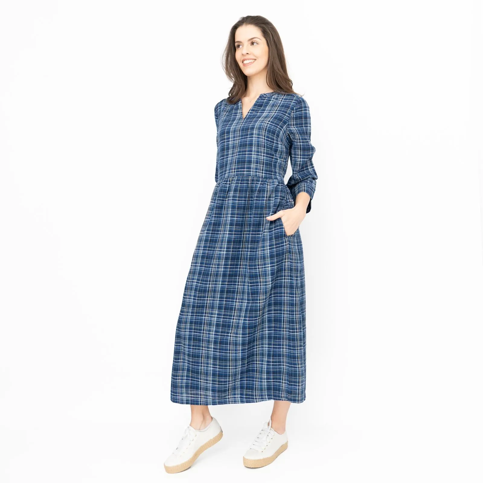 Seasalt Magnolia Bloom Checked Dress