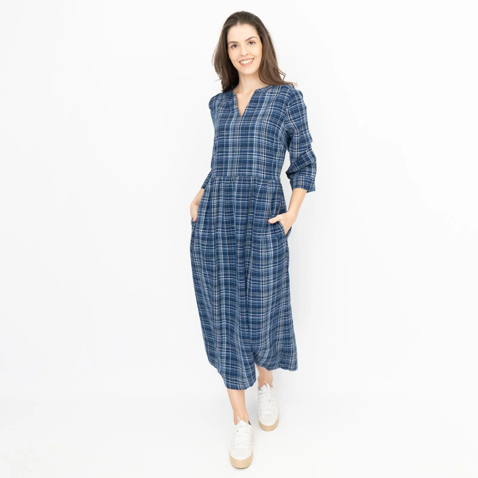 Seasalt Magnolia Bloom Checked Dress