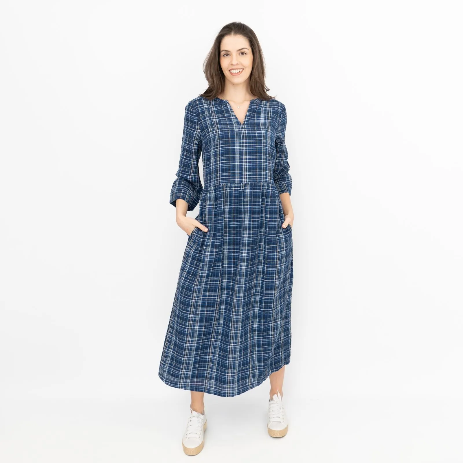 Seasalt Magnolia Bloom Checked Dress