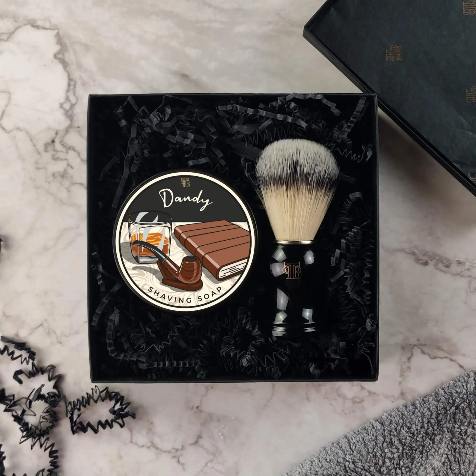 Shaving Soap And Brush Gift Set