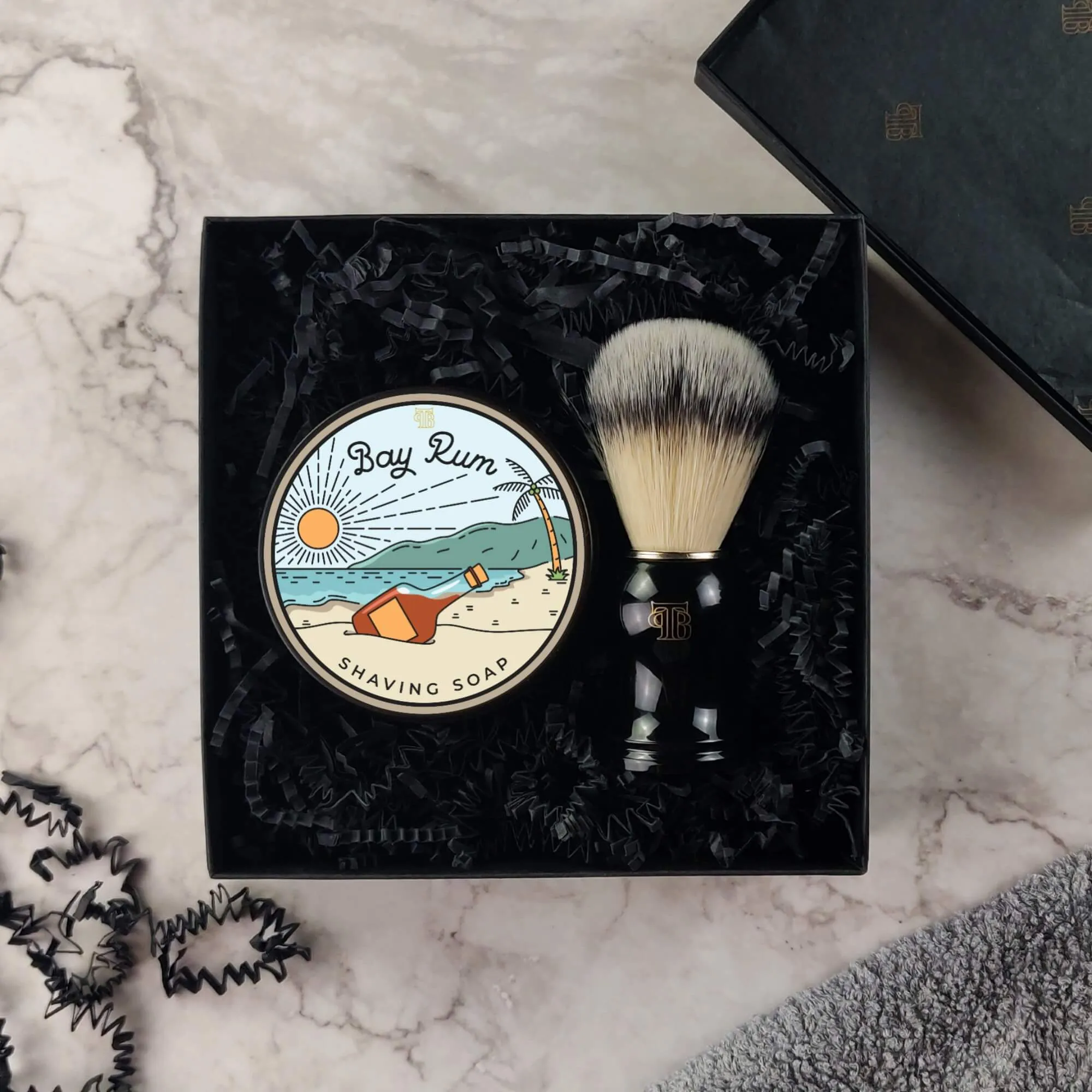 Shaving Soap And Brush Gift Set