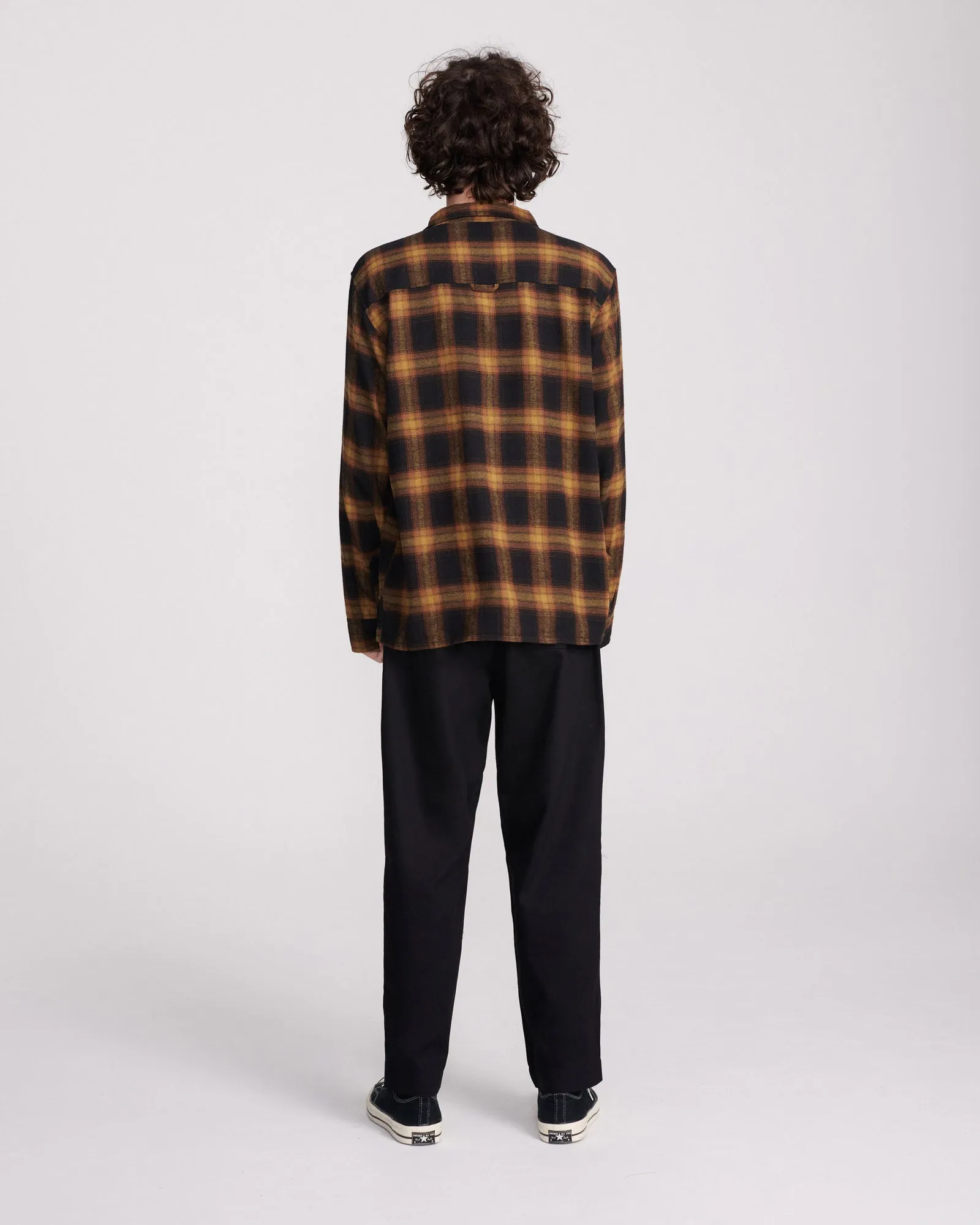 SHIN LONGSLEEVE OVER SHIRT - CAMEL