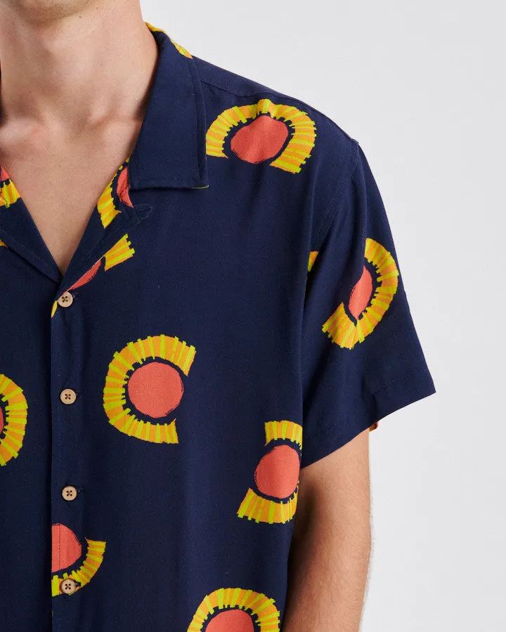 Solar Resort Shirt - Navy