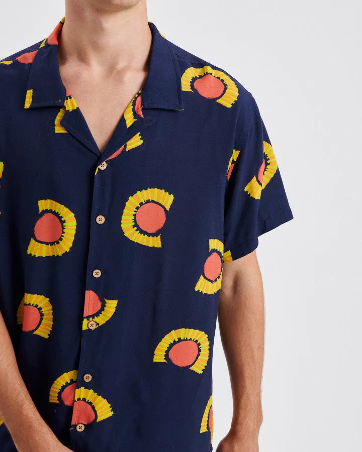 Solar Resort Shirt - Navy