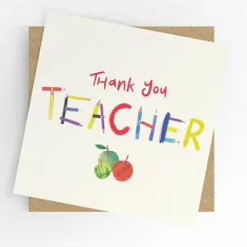 THANK YOU TEACHER - GIFT CARD