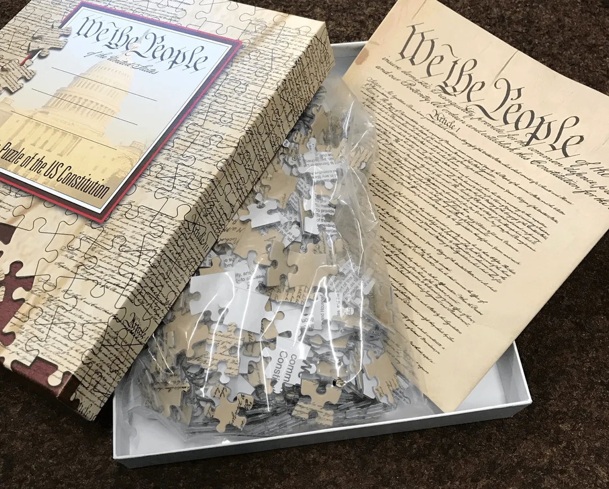 US Constitution Jigsaw Puzzle