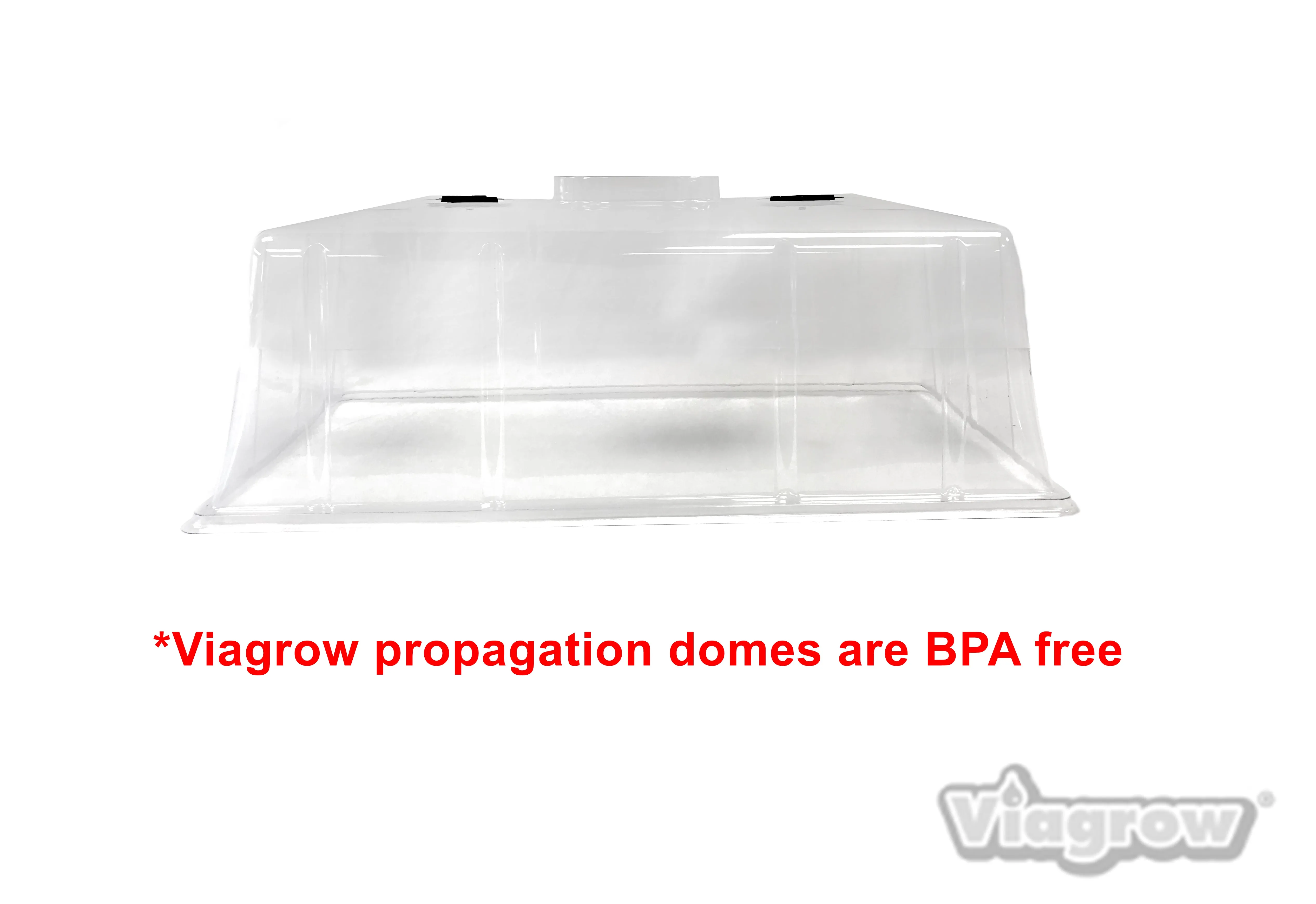 Viagrow 7" Clear Humidity, Propagation Plastic Tall Dome (Case of 50)