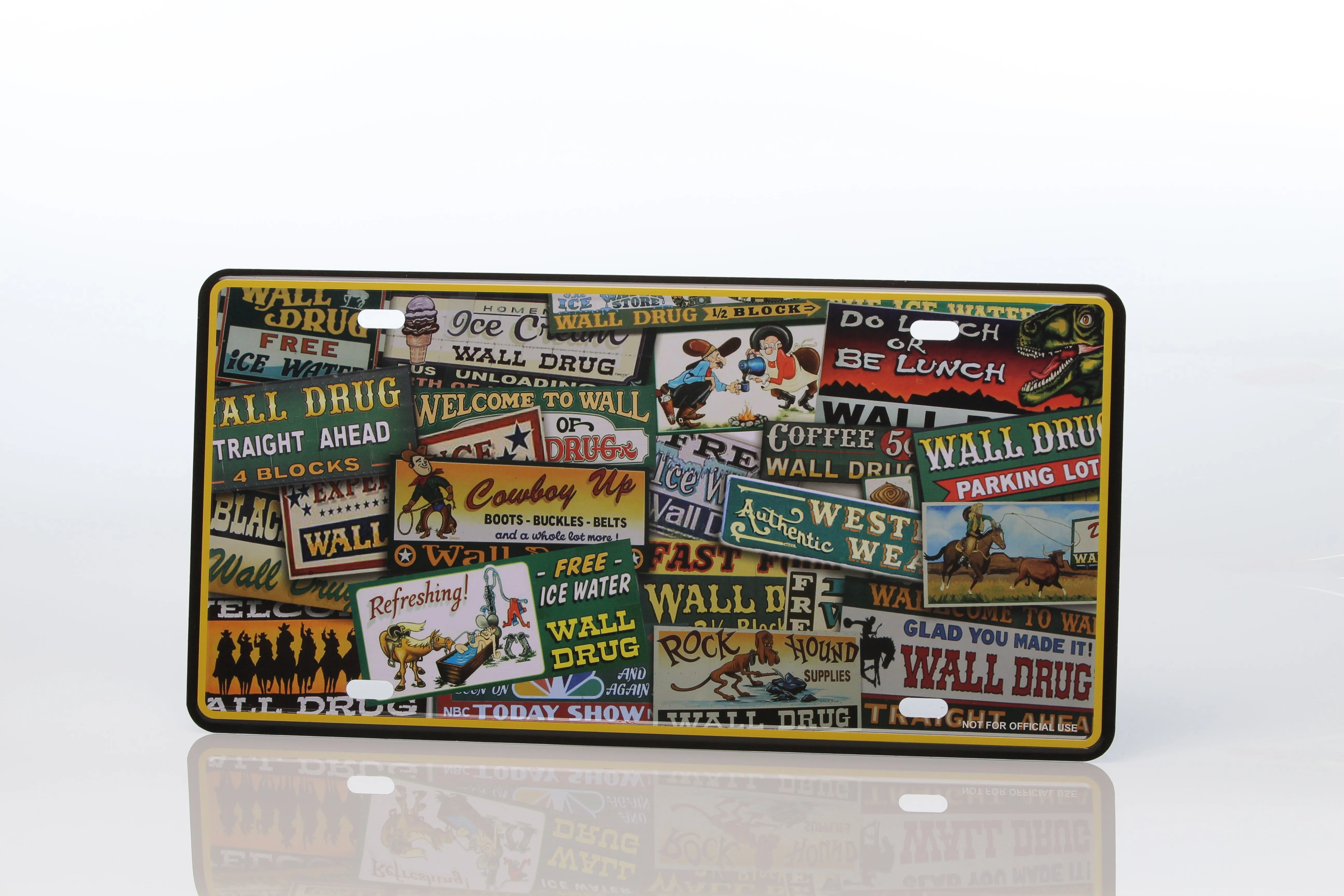 Wall Drug Billboard License Plate