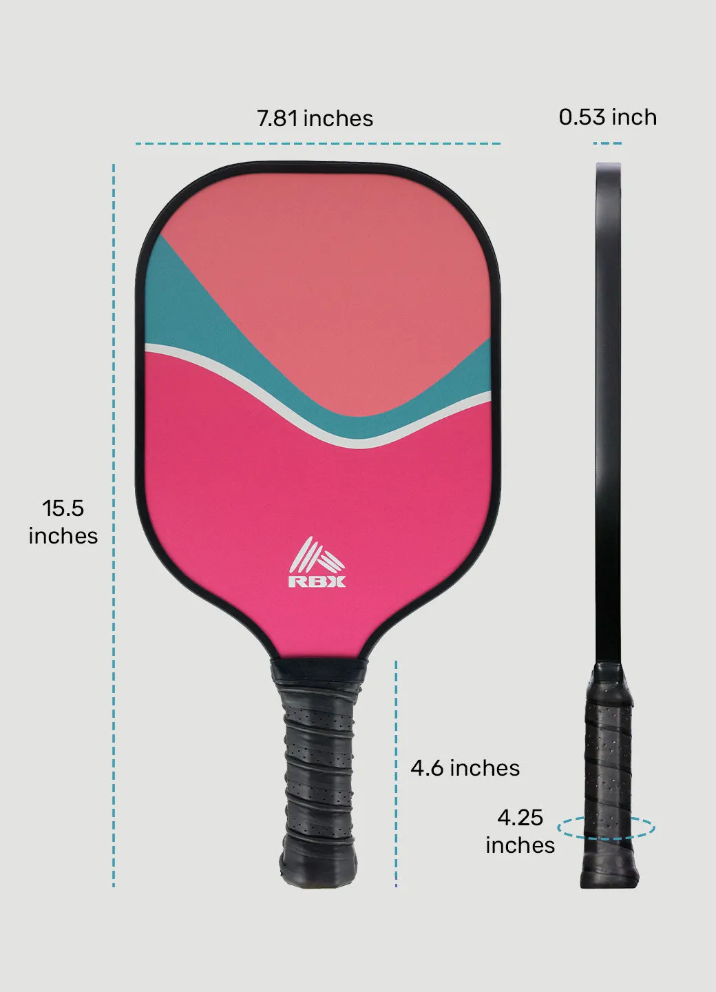 Wave Pickleball Paddle with Cover